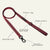 Richmond Red Dog Leash - Subtle Logo, Padded Handle, D-Loop for Sash Mode, Reflective Strips, Anodised Zinc Aluminium